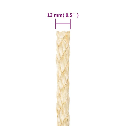  Tau 100% sisal 12 mm 25 m