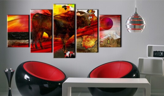 Tavle Spanish Temper 100X50 Artgeist sp. z o. o.