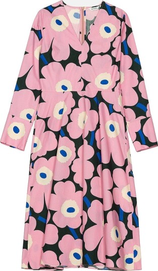 Marimekko Kjole Rohinna Unikko Rosa