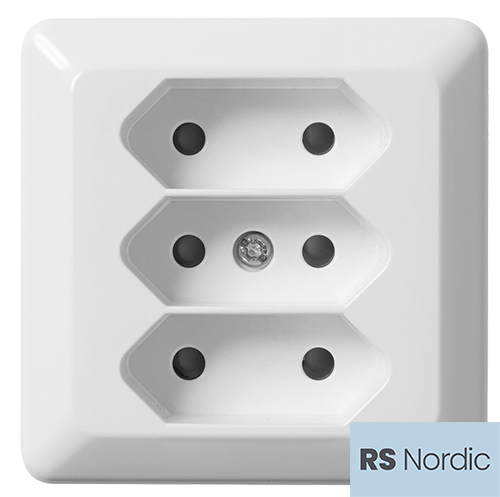 ELKO RS Nordic 3-veis euro påvegg