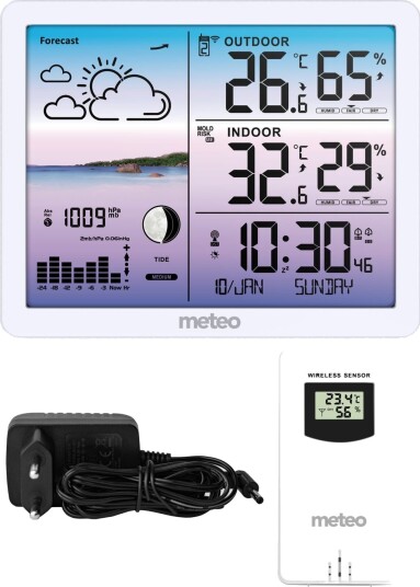 Selgro Værstasjon METEO SP107 hvit Selgro Værstasjon METEO SP107 hvit