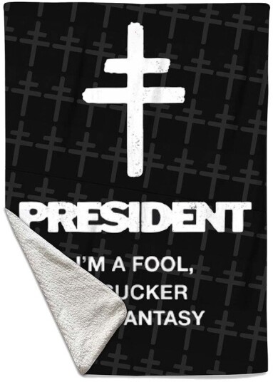 Rocksax Lyric Fool Sherpa Fleece Blanket 60 in x 80 in 75386889