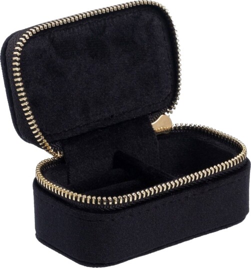 DARK Velvet Jewellery Box Micro Black