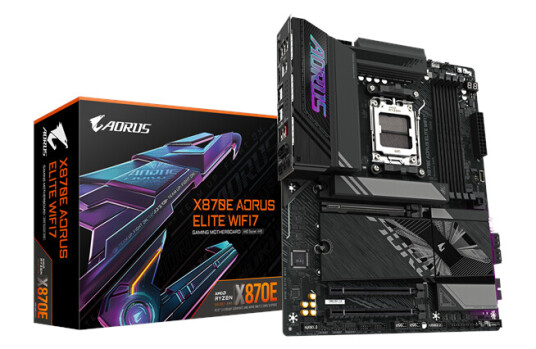 Gigabyte AORUS X870E Hovedkort ATX med Wi-Fi 7 og AMD AM5 Socket Gigabyte AORUS X870E Hovedkort ATX med Wi-Fi 7 og AMD AM5 Socket