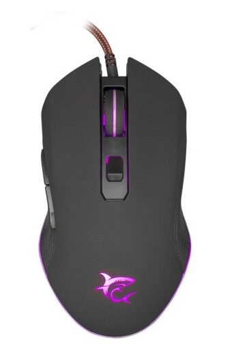 White Shark Cyrus Optisk Gamingmus 3200 DPI Ambidekstriøs Sort