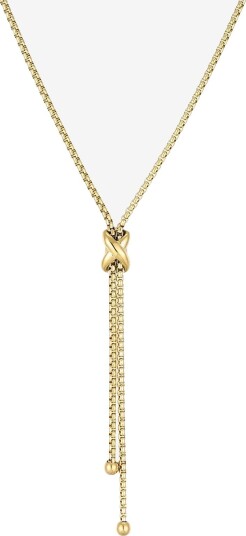 Bud To Rose Cross Necklace Gold - GOLD - One Size