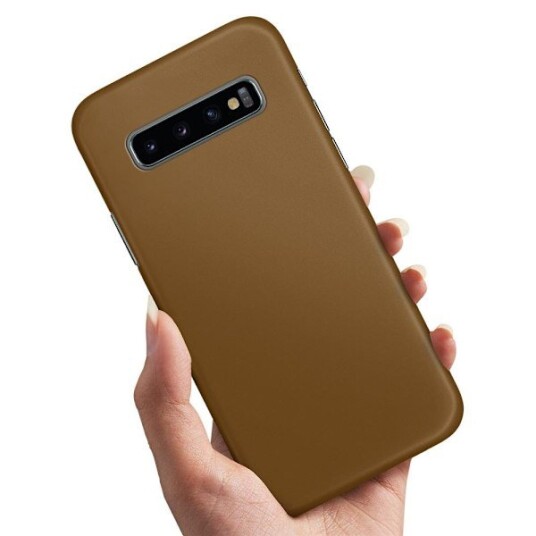 Samsung Galaxy S10e - Deksel/Mobildeksel Brun Brown