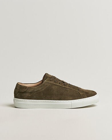 Les Deux Theodor Suede Sneakers Teak Brown