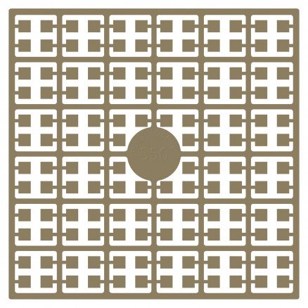 Pixelhobby Midi perler 550 Medium Mocha Beige 2x2mm 140 piksler