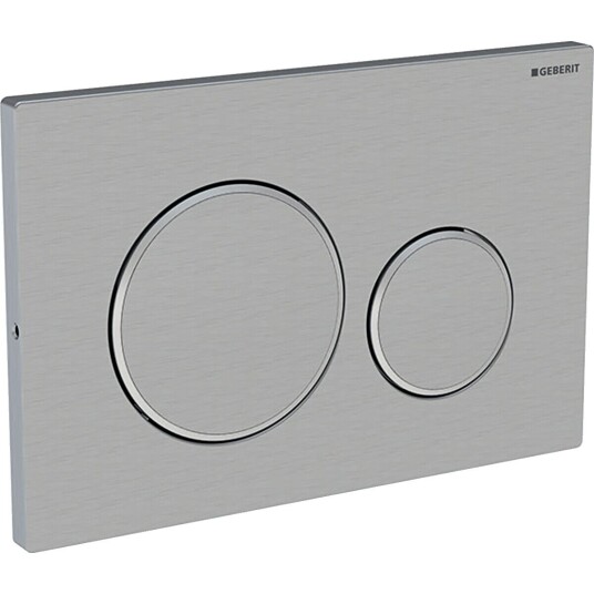 Geberit Sigma20 Betjeningsplate Børstet/Polert/Børstet, Easy-Clean Geberit Sigma20 Betjeningsplate Børstet/Polert/Børstet, Easy-Clean
