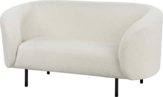 Tuka Sofa 2 seter Svart/Hvit