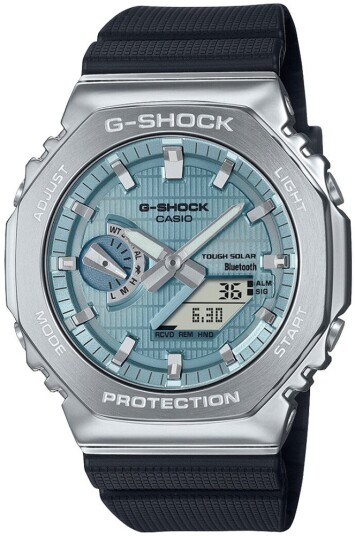 Casio Herreklokke GBM 2100A 1A2ER G Shock Turkis/Gummi Ø44.4 mm