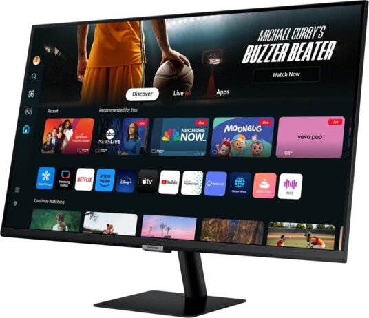 Samsung M70D 32" 4K Smart PC-skjerm med HDR og VA-panel - Svart Samsung M70D 32" 4K Smart PC-skjerm med HDR og VA-panel - Svart