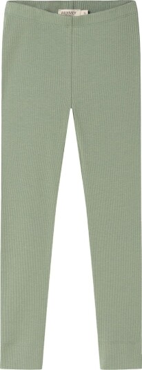 MarMar Leggings   Rib   Bomull/Modal   Spill   Frostet Green   MarMar   62   Leggings Armygrønn Grønn