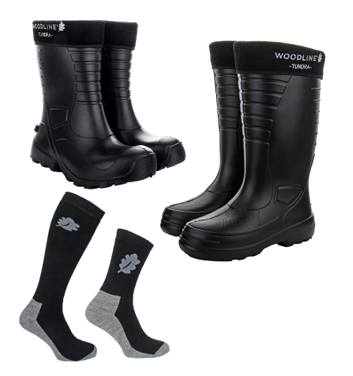 Woodline Tundra Støvler + Sokker (2 par)