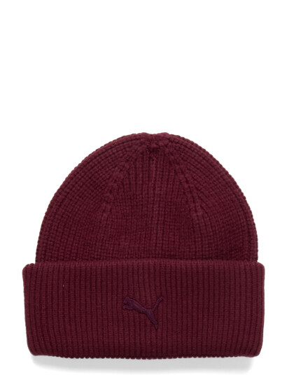 PUMA Wardrobe Ess Chunky Mid Crown Beanie Burgundy PUMA Wardrobe Ess Chunky Mid Crown Beanie Burgundy