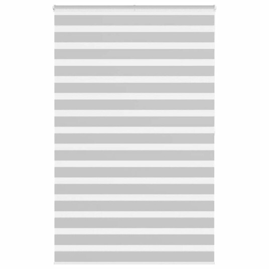 Sebragardin lysegrå 140x200 cm stoff bredde 135,9 polyester