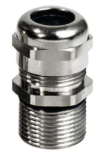 Rutab 1460430 Gjennomføring IP68 lang gjenge messing PG7 Installasjonsmaterial