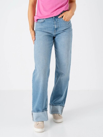 Only Mercer High Waist Fold Up Denim Denim 30/30