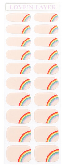 Love'n Layer Proud Rainbow Semi Transparent Multi Color Love'n Layer Proud Rainbow Semi Transparent Multi Color