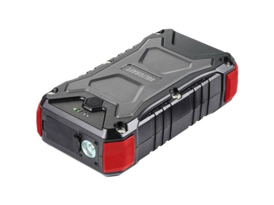 Voltcraft Vc Pb Pd65w Robust Power Bank 30000 Mah Strømforsyning 3.0 Li-Ion Svart-Rød Led-Lommelykt, Statusskjerm, Utendørs, Samtidig Lading Og (Vc-13184840)