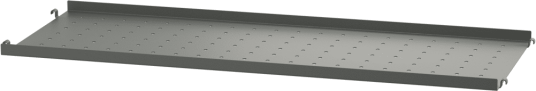 String hylleplate metall Mørkegrå 78x30 cm lav kant String hylleplate metall Mørkegrå 78x30 cm lav kant