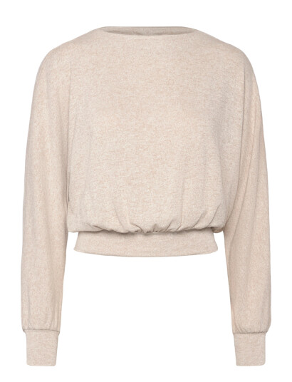 Gina Tricot Boatneck Top Beige L Gina Tricot Boatneck Top Beige L