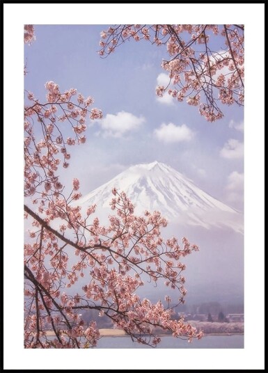 Mt.Fuji in the cherry blossoms Poster Plakat / 21x30cm Mt.Fuji in the cherry blossoms Poster Plakat / 21x30cm