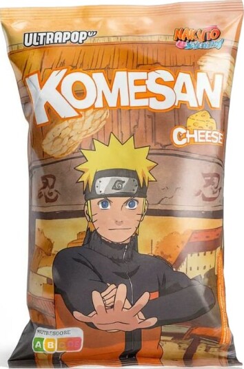 Naruto Ultrapop Komesan Rissnack Cheese 60 gram Japan