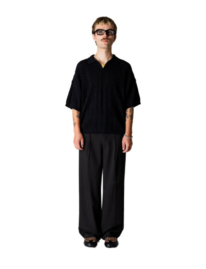 Woodbird Wbshimo Wave Polo Black XXL
