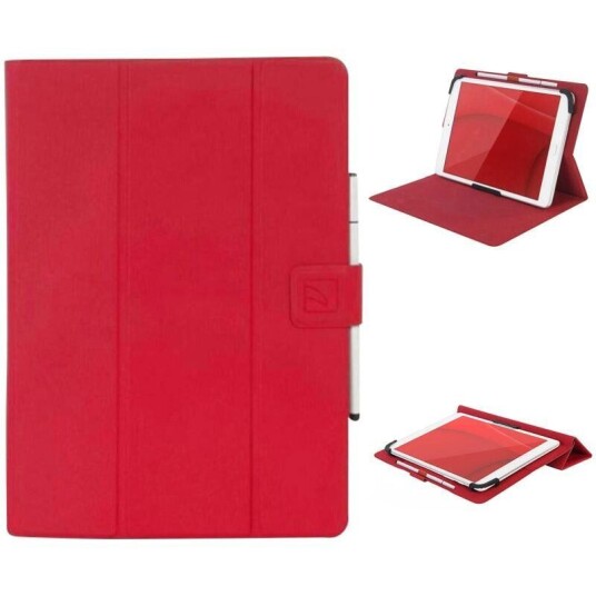 Tucano Soft Facile Folio Stand Universal Case 9-9.7" - Rød Tucano Soft Facile Folio Stand Universal Case 9-9.7" - Rød