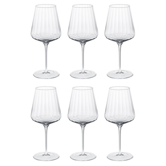 Jensen Bernadotte Glass 6-stk. Krystallinsk
