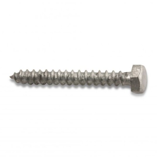 Heco 150080050584H Sekskantet treskrue varmgalvanisert, T6S 8 x 50 mm, 100-pakning