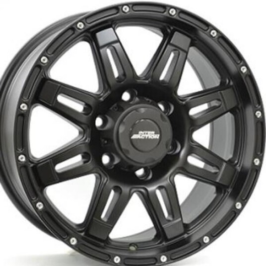 Inter Action Grabber Matt Black 8x17 6x139.7 ET25 B110.1 Inter Action Grabber Matt Black 8x17 6x139.7 ET25 B110.1