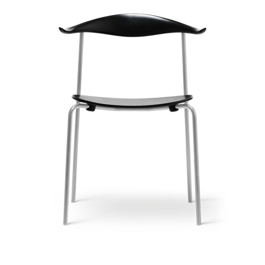 Carl Hansen & Søn CH88T svart lakkert Eik / Rustfritt stål