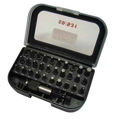 Bahco 31 Deler Bitsskrutrekkerset med M-Quick-Release 1/4" Bahco 31 Deler Bitsskrutrekkerset med M-Quick-Release 1/4"