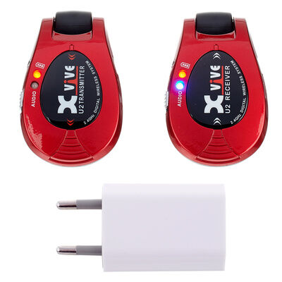 XVive Wireless System U2 Rød Bundle XVive Wireless System U2 Rød Bundle