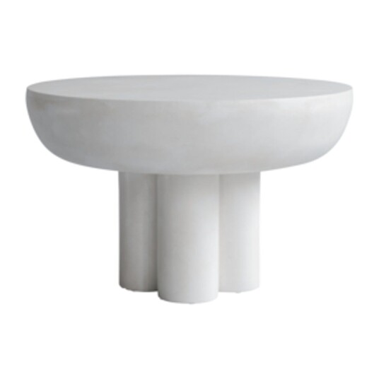 101 Copenhagen Crown sidebord low Ø 65 cm Bone white 101 Copenhagen Crown sidebord low Ø 65 cm Bone white