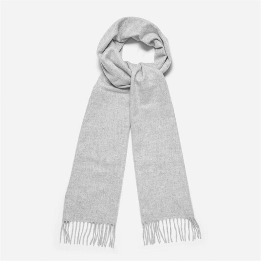 Johnstons of Elgin Scarf Wa16 Silver