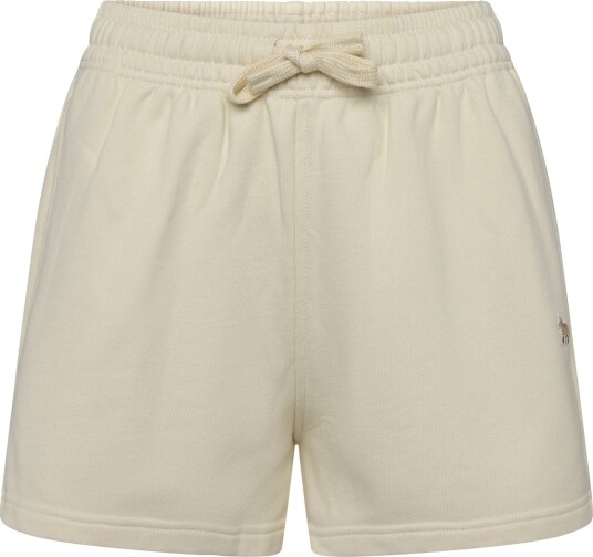 Maison Kitsune Baby Fox Patch Regular Jog Shorts Cream S Maison Kitsune Baby Fox Patch Regular Jog Shorts Cream S