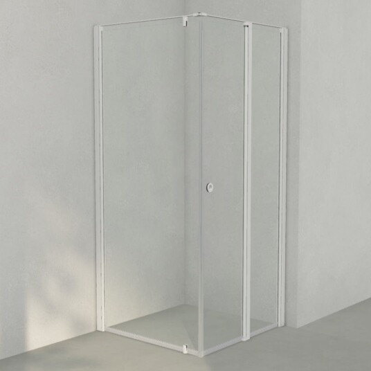 INR Iconic Nordic Rooms Dusjhjørne Linc 15 Måltilpasset Matt Aluminium / - Høyre Timeless Klart Glass INR Iconic Nordic Rooms Dusjhjørne Linc 15 Måltilpasset Matt Aluminium / - Høyre Timeless Klart Glass