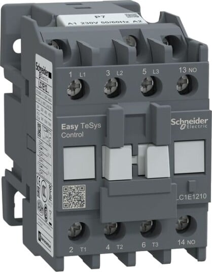 Schneider Electric Kontaktor Easy TeSys LC1E1210P7 12A 1NO 230V AC