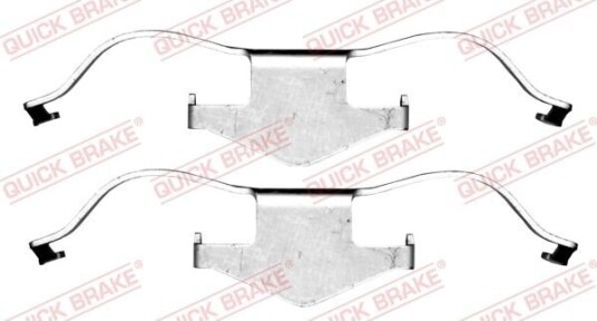 Tilbehørsett, skivebremse belegg QUICK BRAKE 109-1659