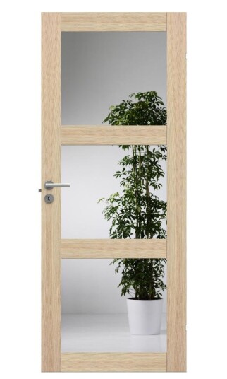 Swedoor Dørbl Unique Gw03l   7x20 Hvitp Eik