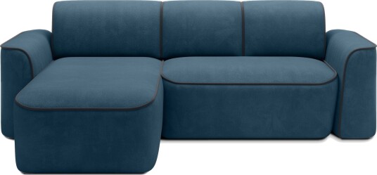 Ume 4 seters Sofa med Sjeselong Blå Ume 4 seters Sofa med Sjeselong Blå