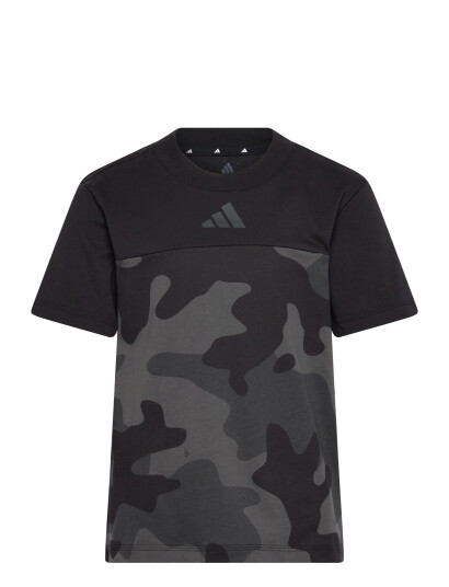 Adidas Sportswear J  Camo T Black 128