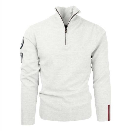 Amundsen Sports Peak Half Zip, M's Oatmeal L