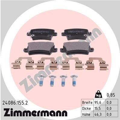 Bremseklosser ZIMMERMANN 24086.155.2