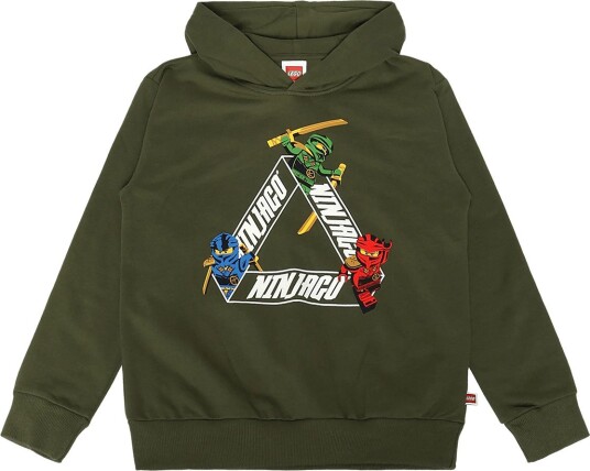 Lego Wear Lwsian 603 -Hooded Sweatshirt - DARK GREEN - 146