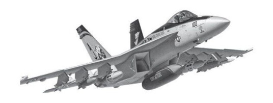 Revell F/A-18E Super Hornet Modellfly Byggesett 1:144